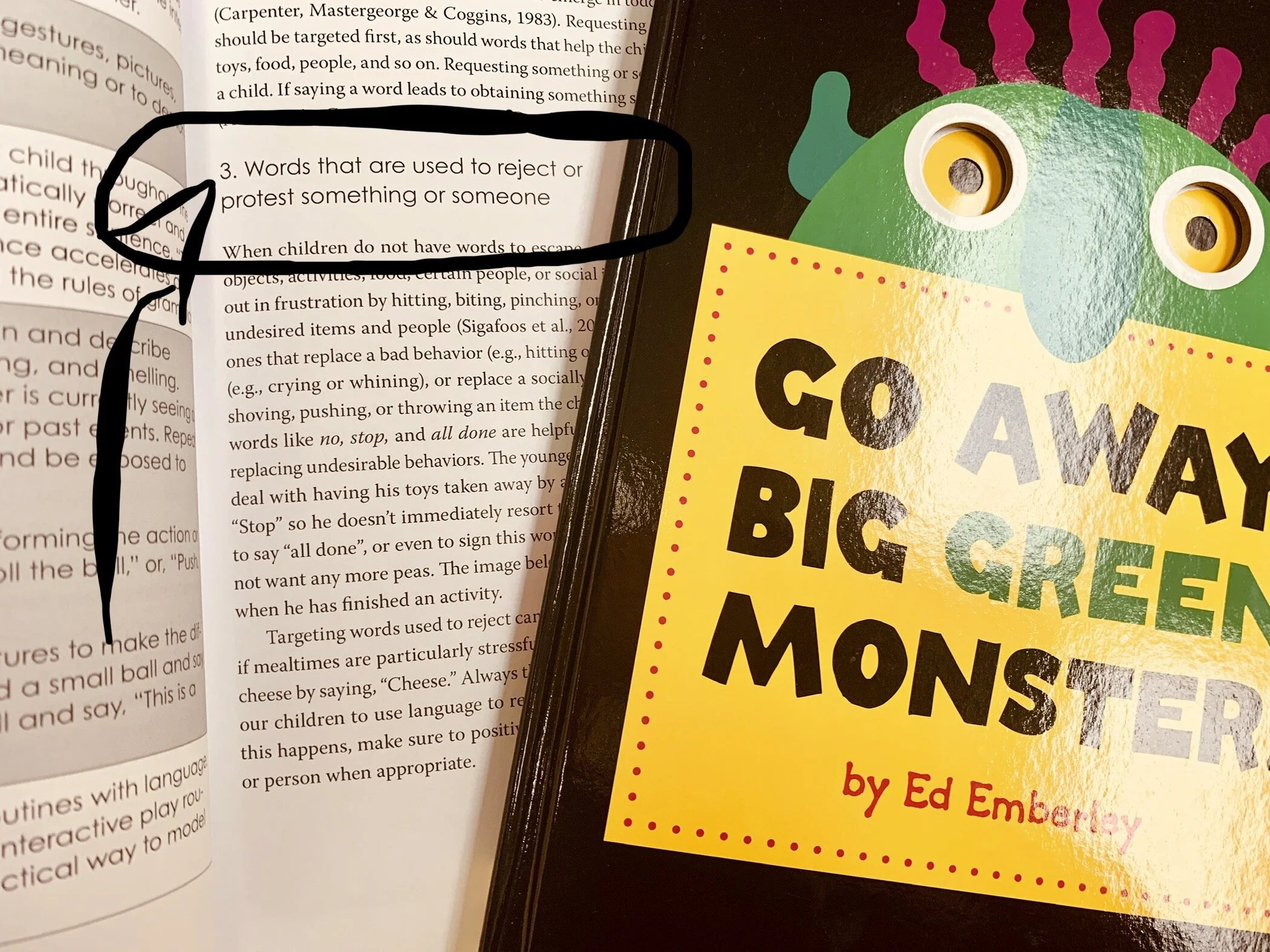 How Go Away, Big Green Monster! Can Help Your Toddler Talk — My